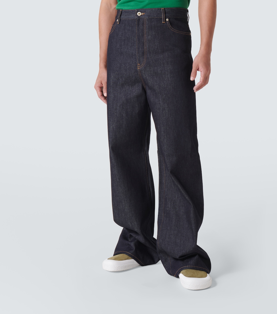 Jeans anchos de tiro alto | Loewe