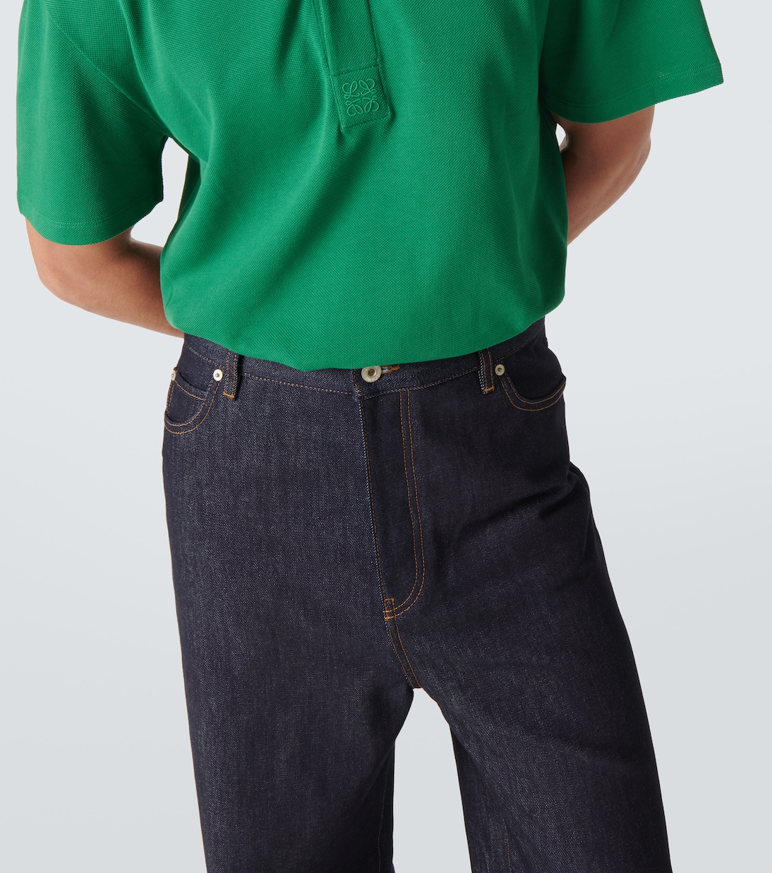 Jeans anchos de tiro alto | Loewe