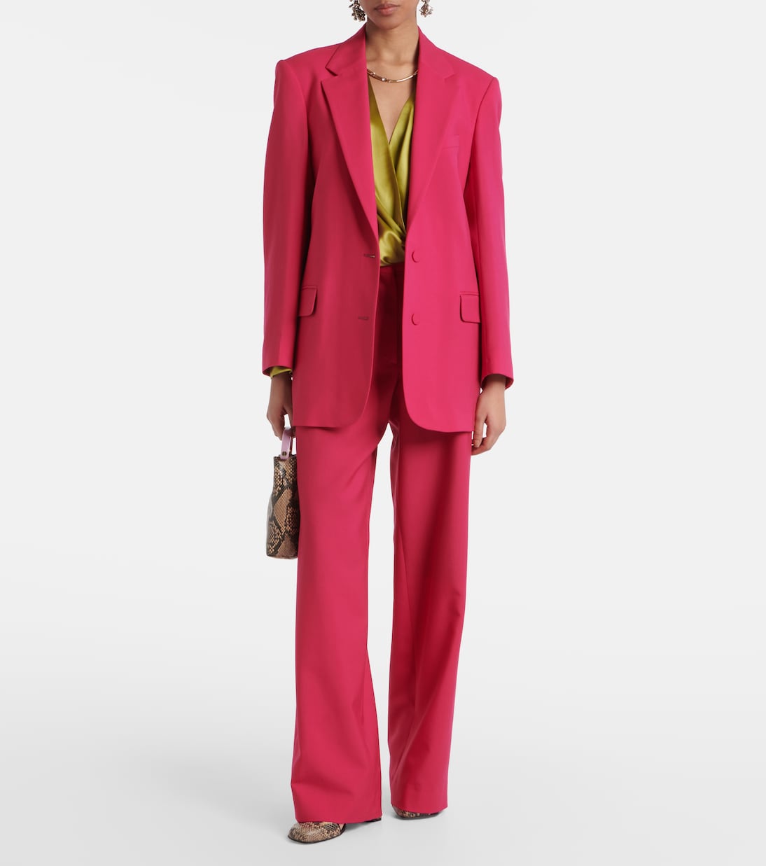 Oversized wool and mohair blazer | Dries Van Noten