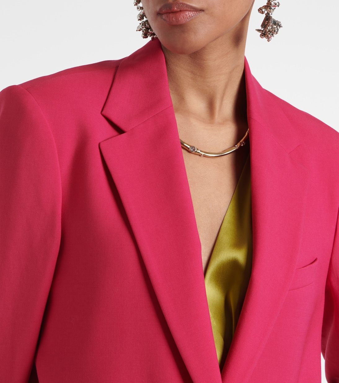 Oversized wool and mohair blazer | Dries Van Noten