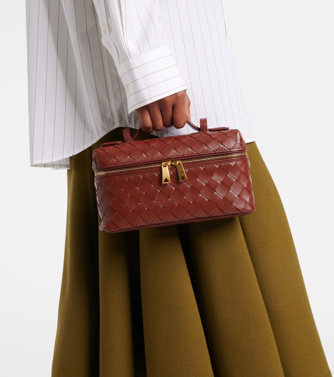 Bang Bang Intrecciato leather vanity bag | Bottega Veneta