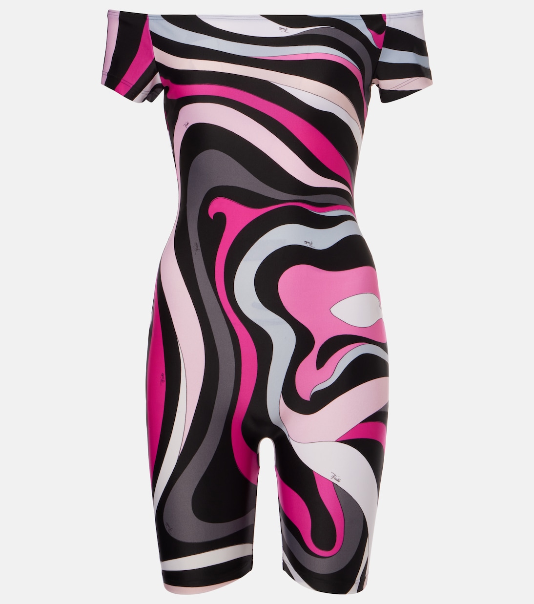 Jumpsuit corta off-shoulder Marmo | Pucci