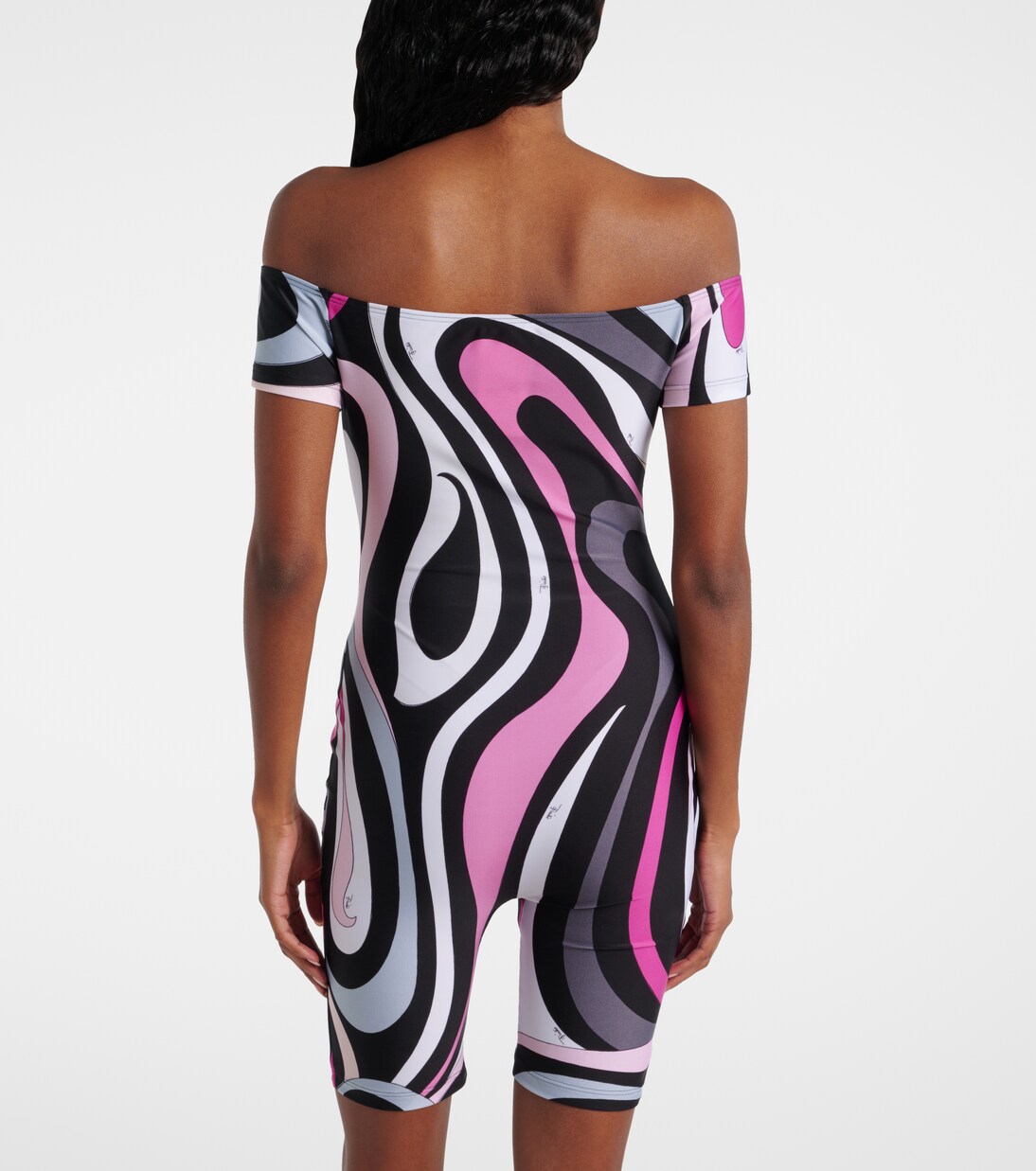 Jumpsuit corta off-shoulder Marmo | Pucci