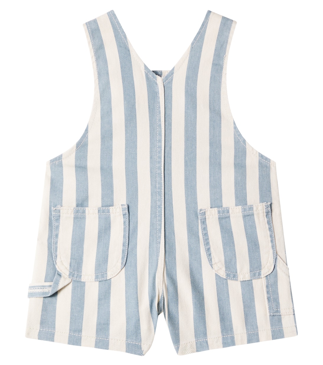 Bebé - mono en denim a rayas | Rylee + Cru