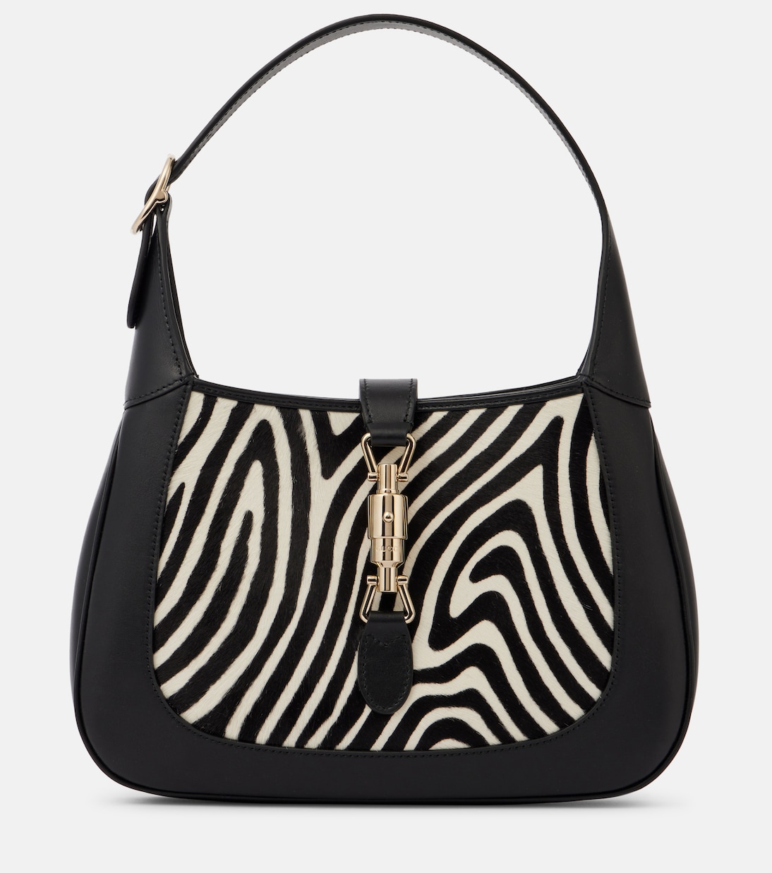 Jackie 1961 Small zebra-print shoulder bag | Gucci
