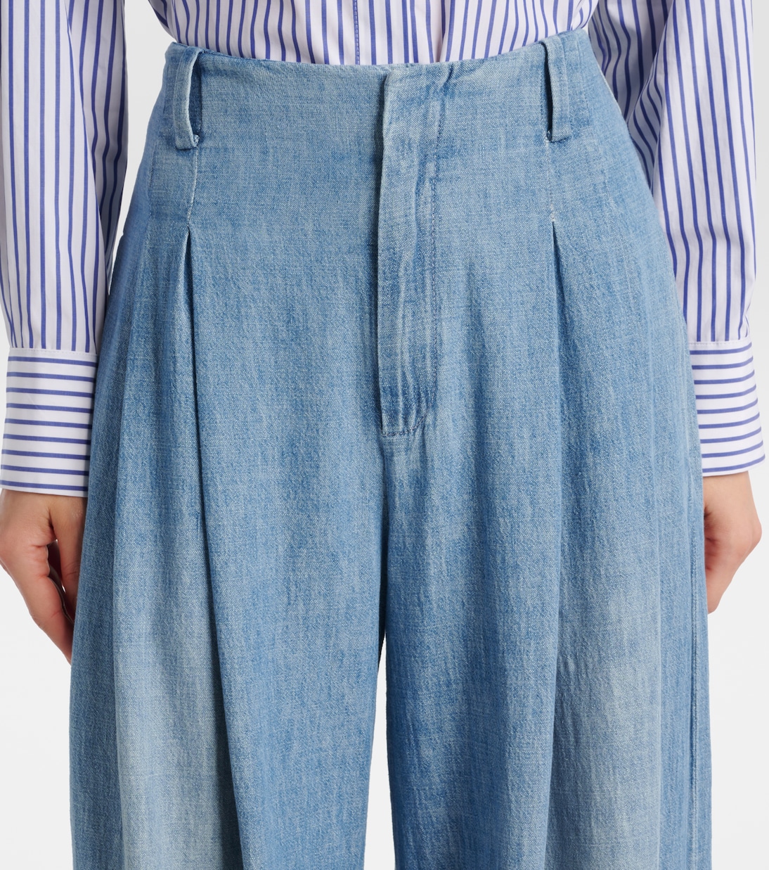 Jean ample Tiana à taille haute | Ralph Lauren Collection