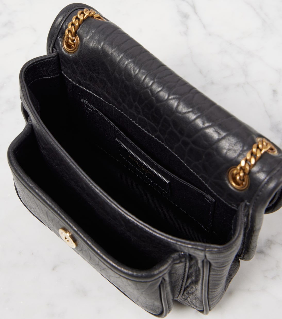 Niki Mini leather shoulder bag | Saint Laurent