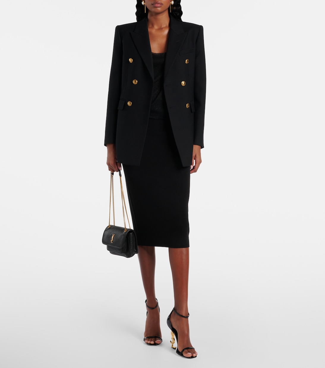Niki Mini leather shoulder bag | Saint Laurent