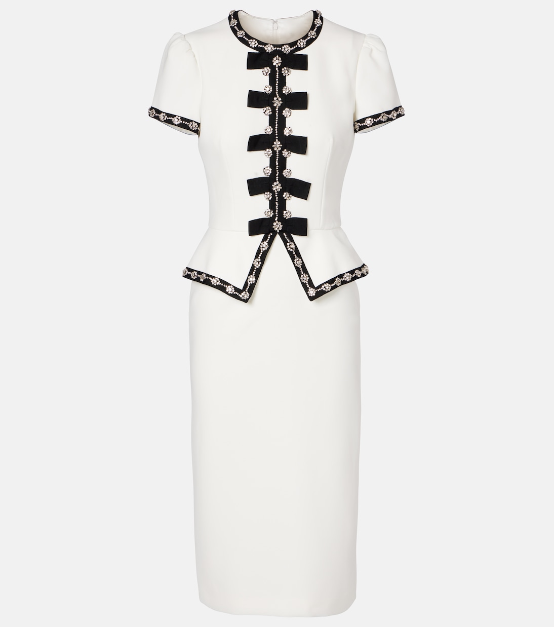 Bisou crystal-embellished midi dress | Jenny Packham