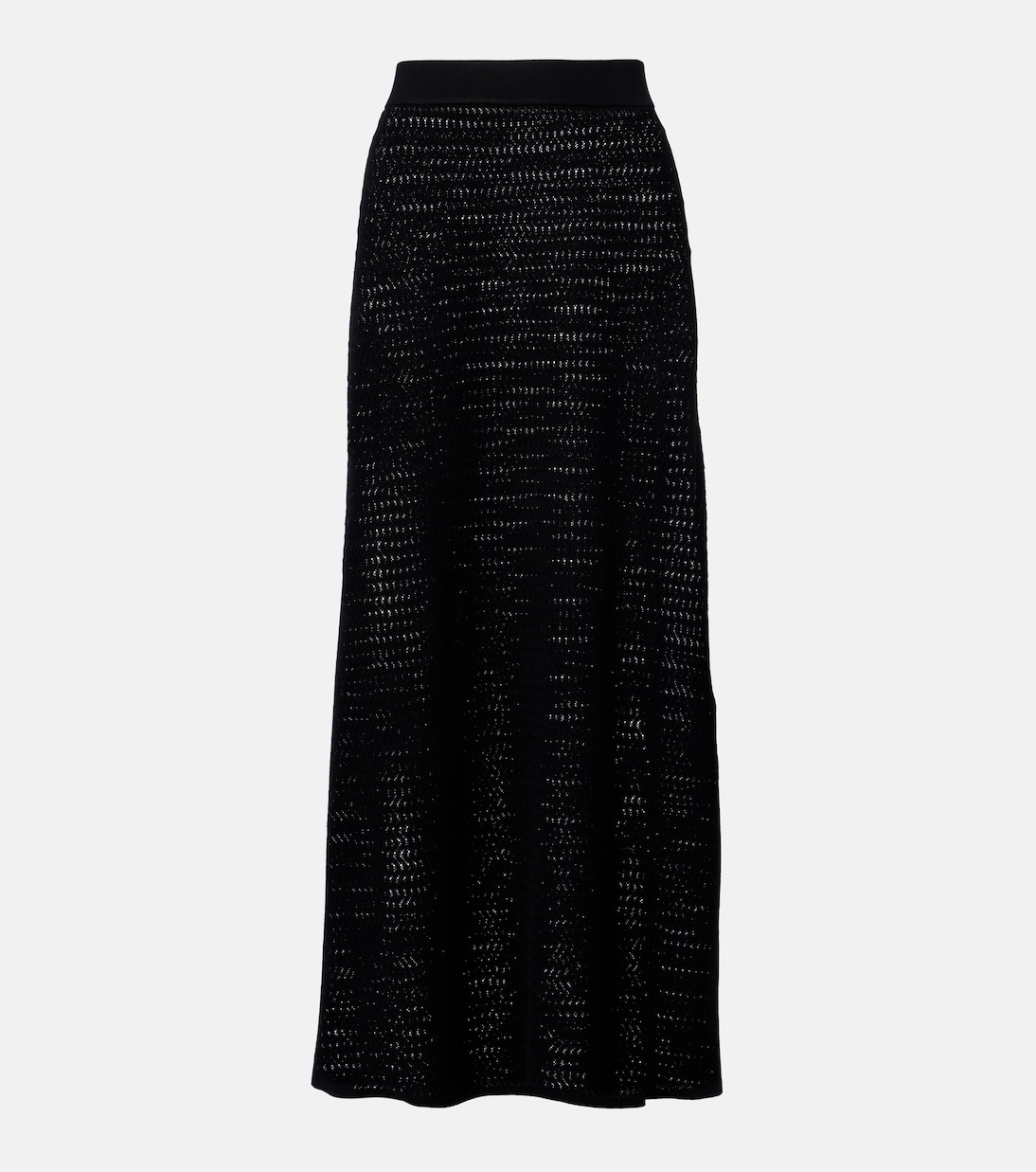 Midirock aus Pointelle-Strick | Victoria Beckham