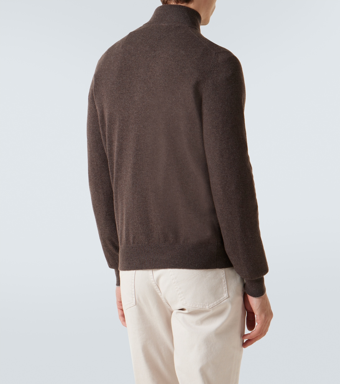 Cashmere half-zip sweater | Brunello Cucinelli