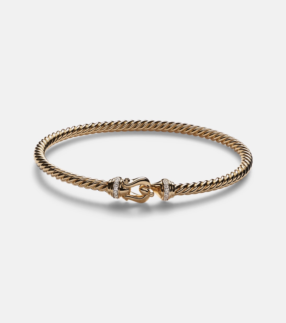 Bracelet Buckle Cablespira® en or 18 ct et diamants | David Yurman