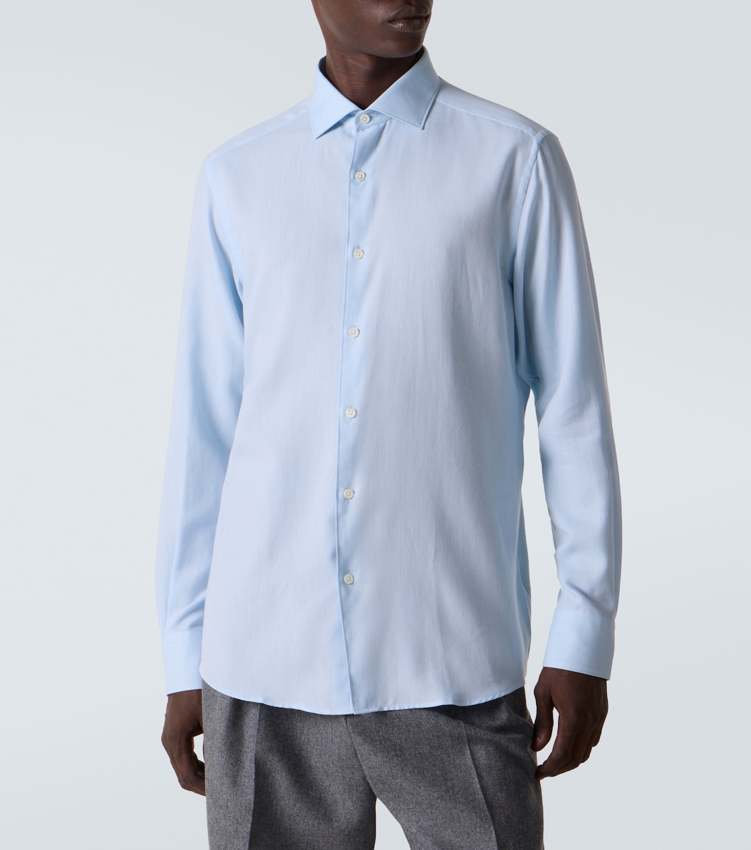 Cotton and cashmere shirt | Zegna