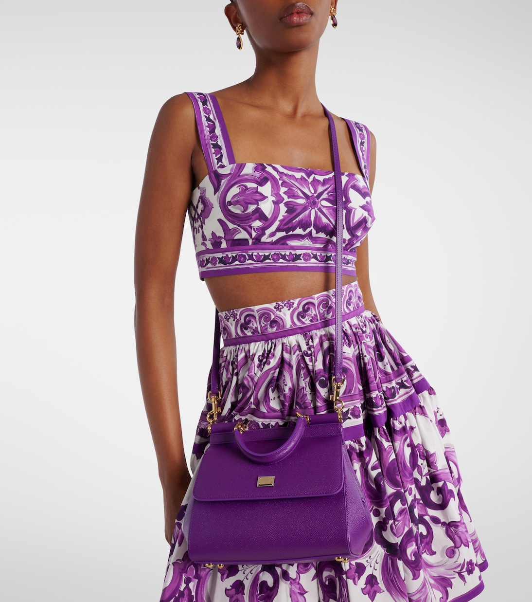 Tote Sicily Small aus Leder | Dolce&Gabbana