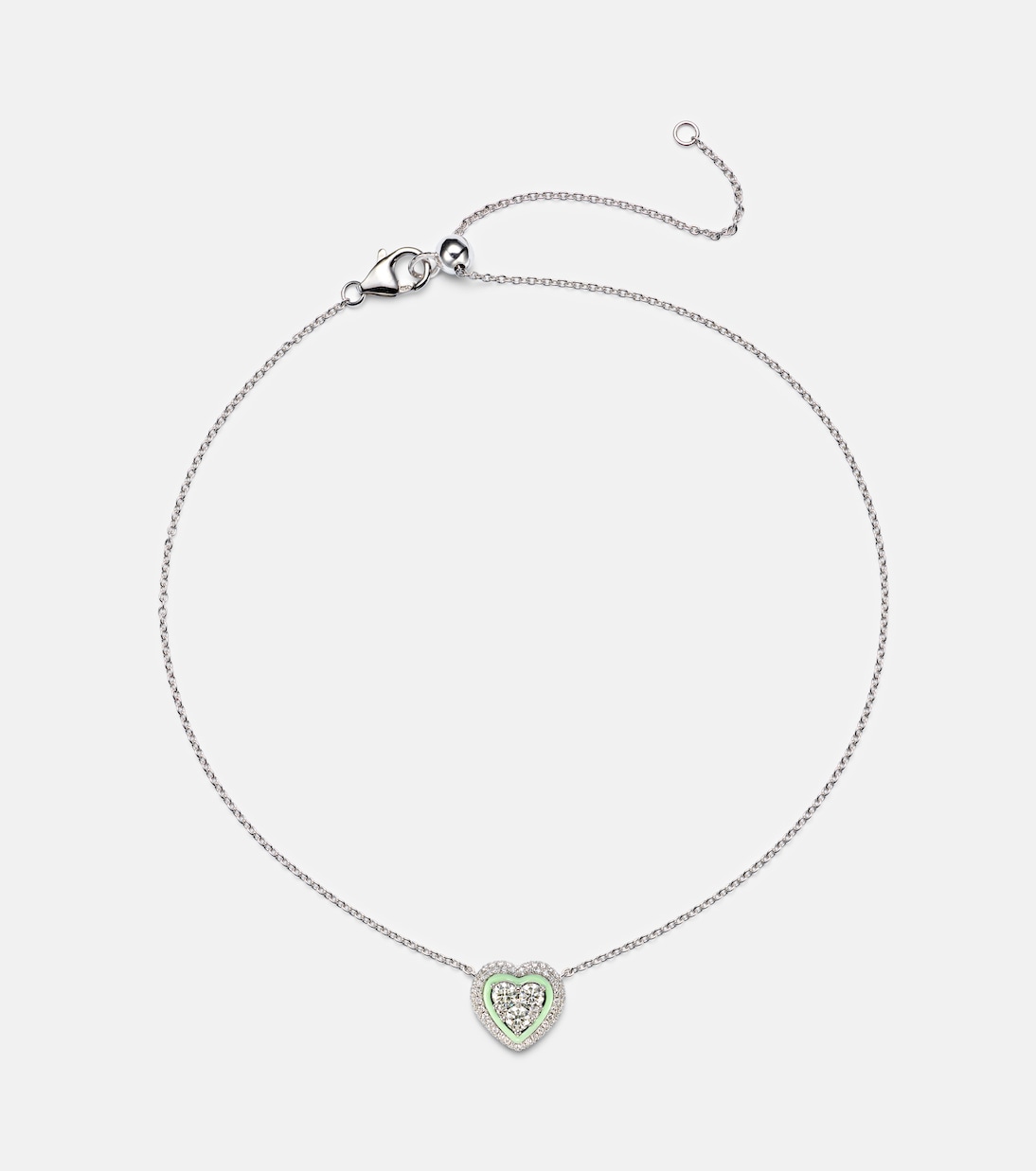 18kt white gold necklace with diamonds | Kamyen