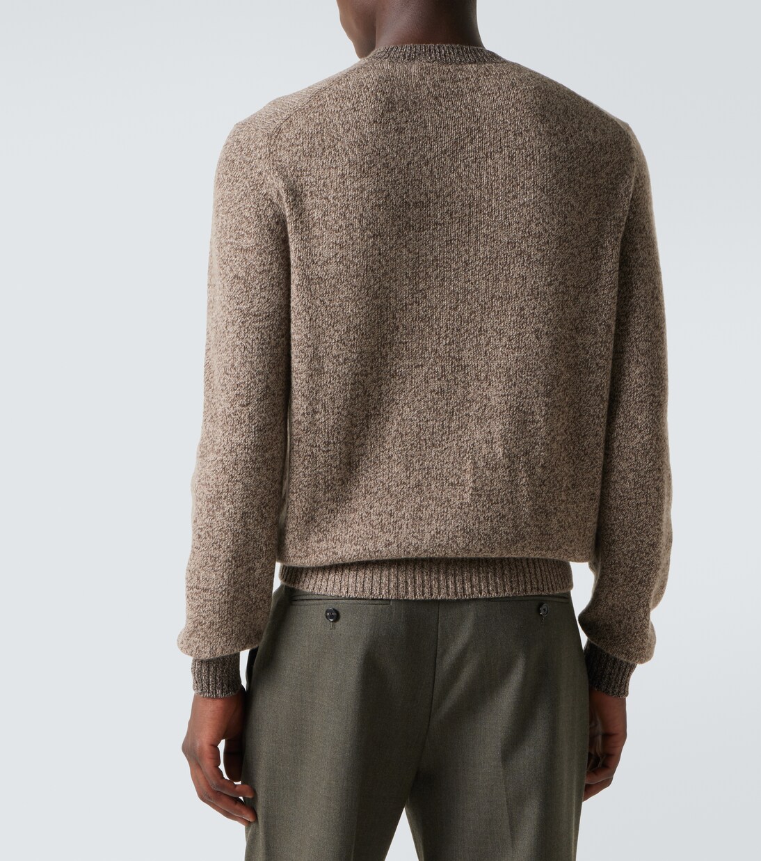 Crewneck wool and cashmere sweater | Loro Piana