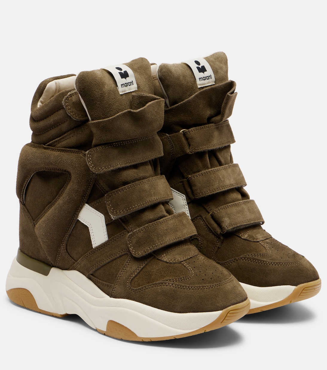 Balskee suede high-top platform sneakers | Isabel Marant