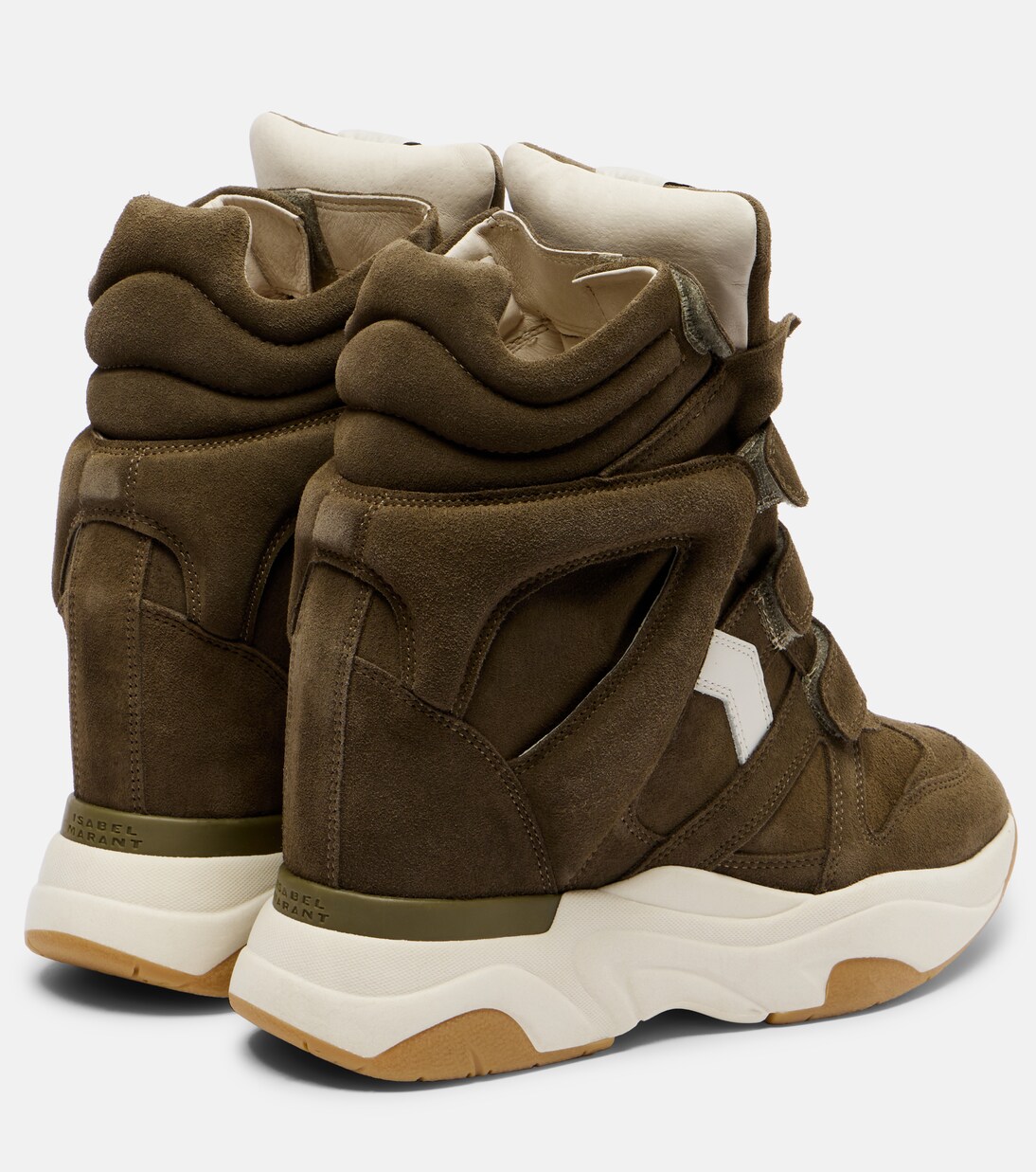 Balskee suede high-top platform sneakers | Isabel Marant