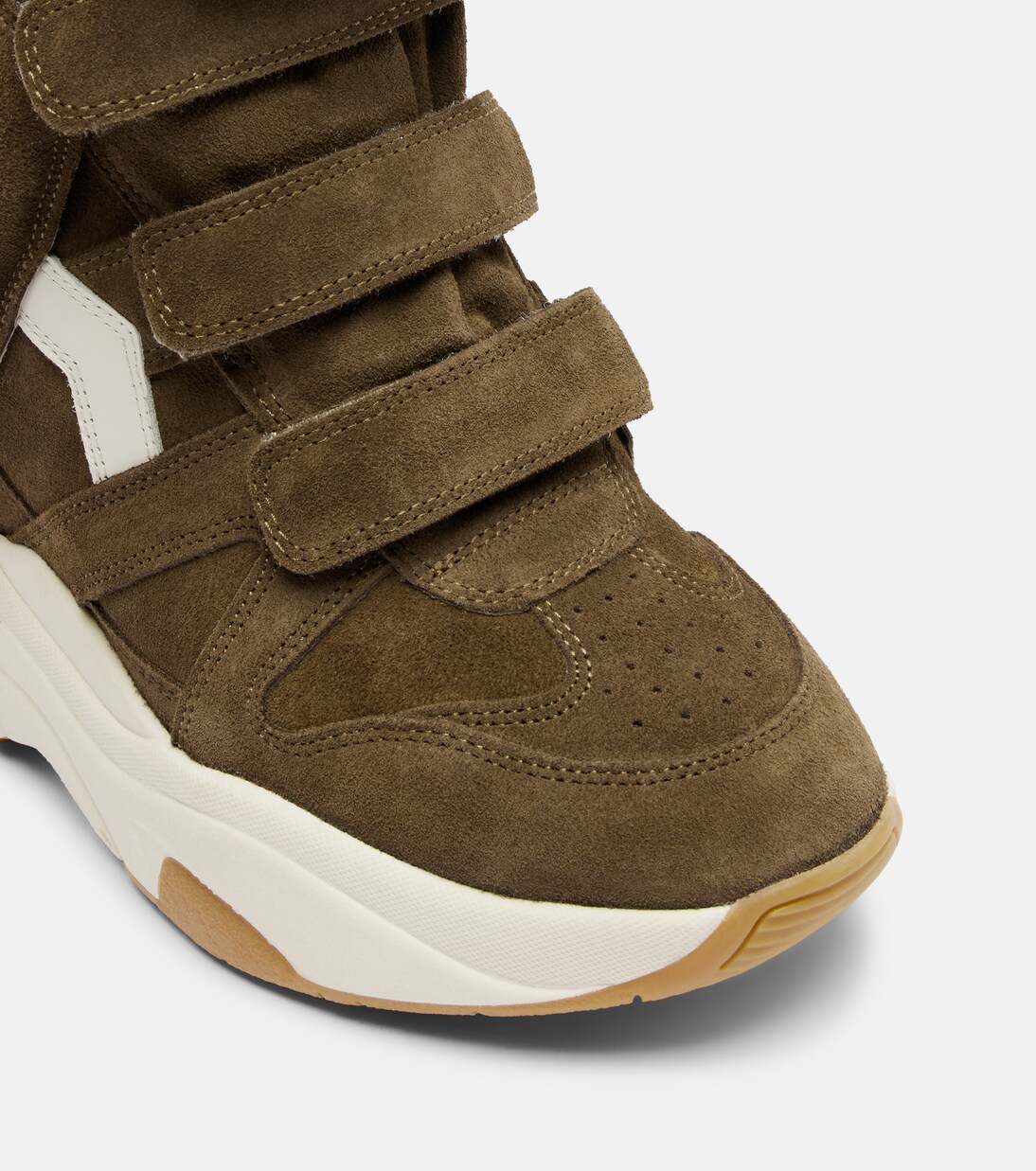 Balskee suede high-top platform sneakers | Isabel Marant