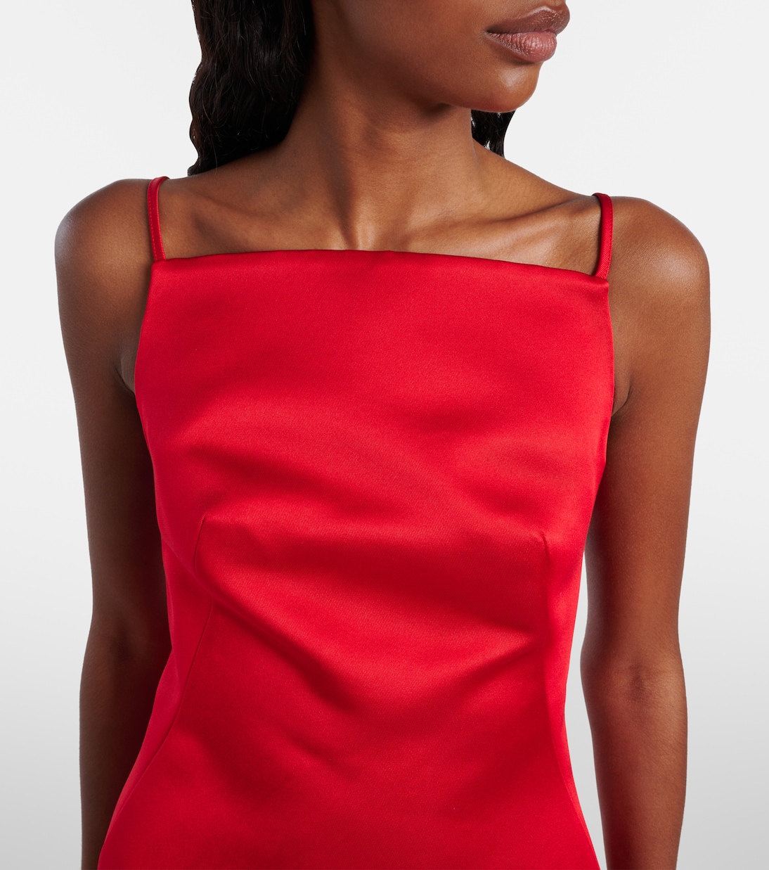 Vestido corto de satén de seda | Givenchy