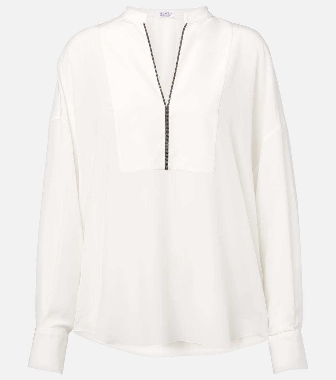 Blouse Monili en soie | Brunello Cucinelli