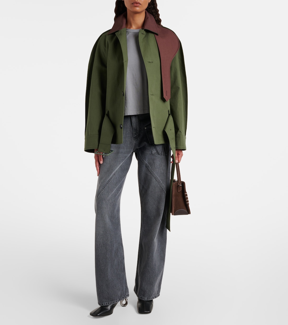 Ankle Boots Chain aus Leder | JW Anderson