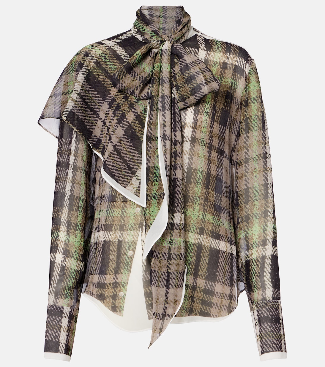 Schluppenbluse aus Seide | Acne Studios