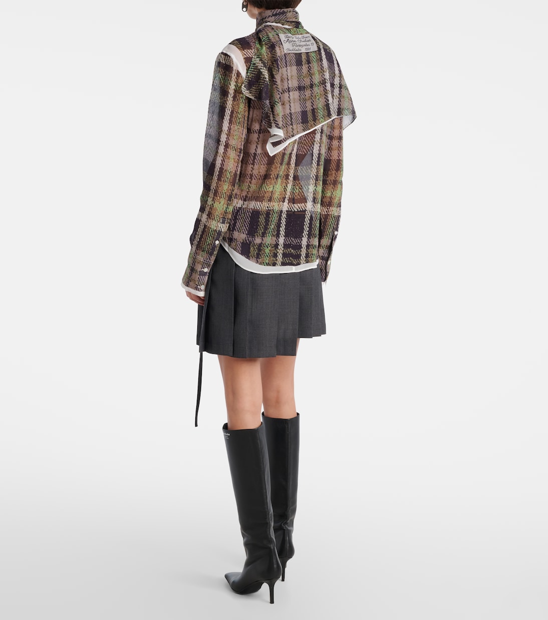 Schluppenbluse aus Seide | Acne Studios