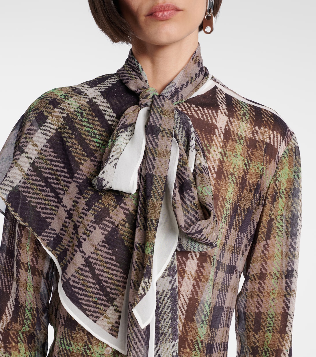 Schluppenbluse aus Seide | Acne Studios