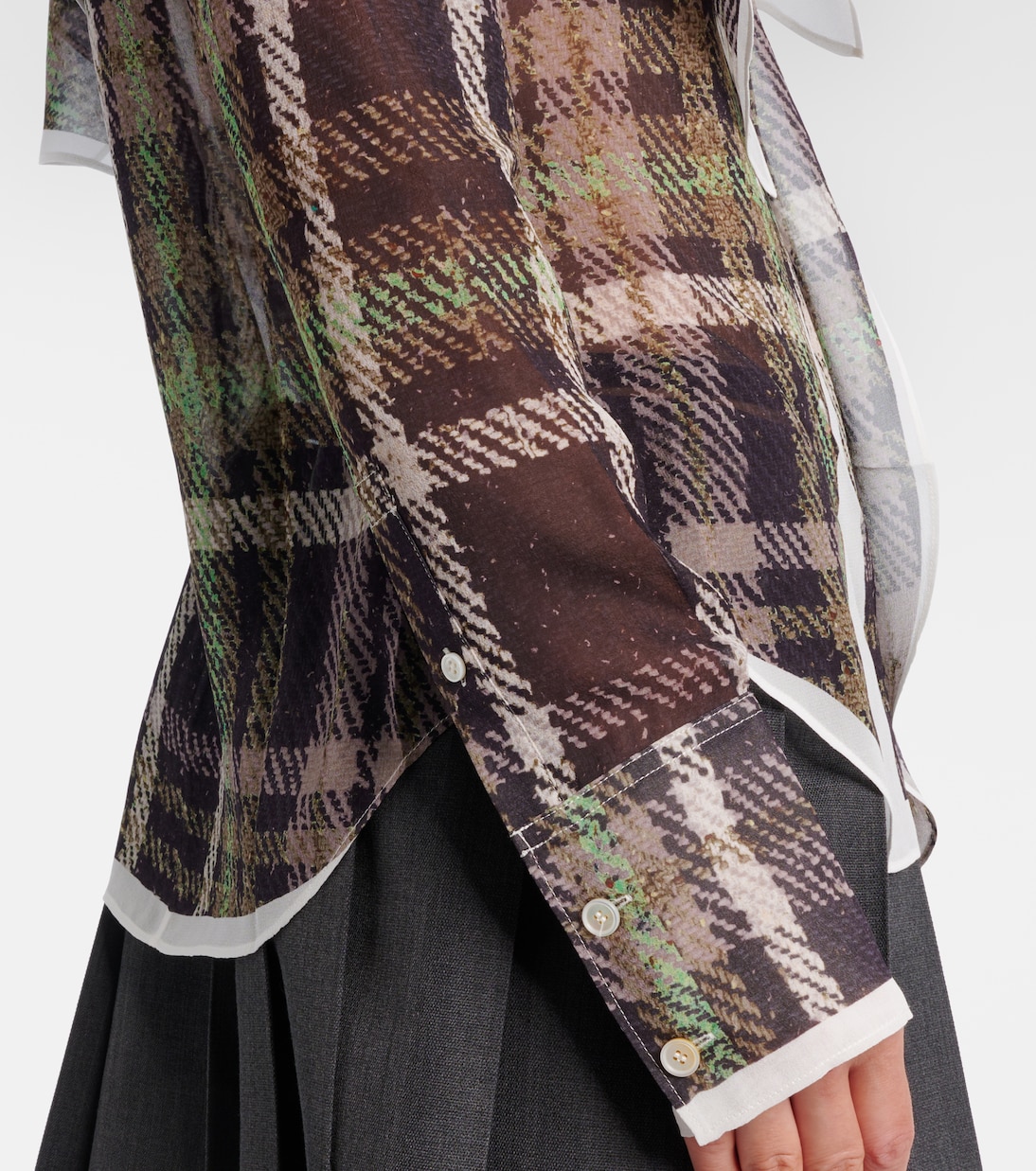 Schluppenbluse aus Seide | Acne Studios
