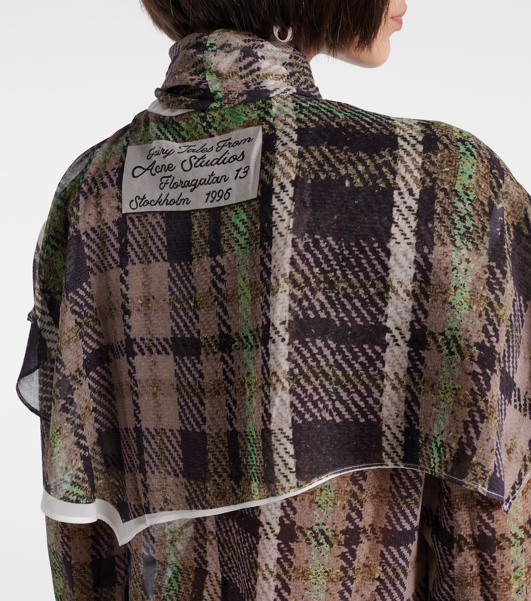 Schluppenbluse aus Seide | Acne Studios