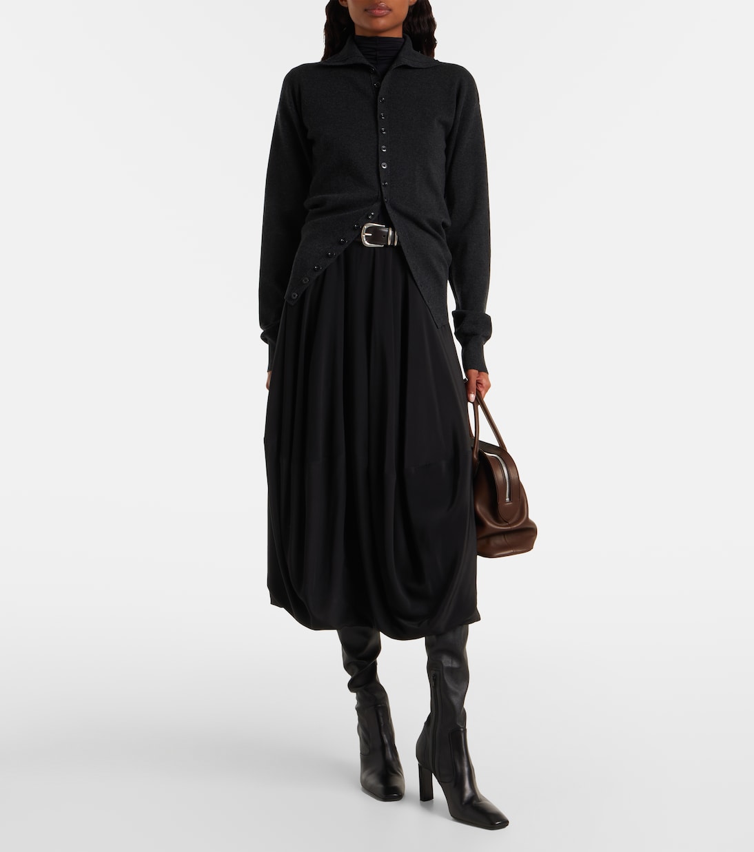 Turtleneck wool cardigan | Lemaire