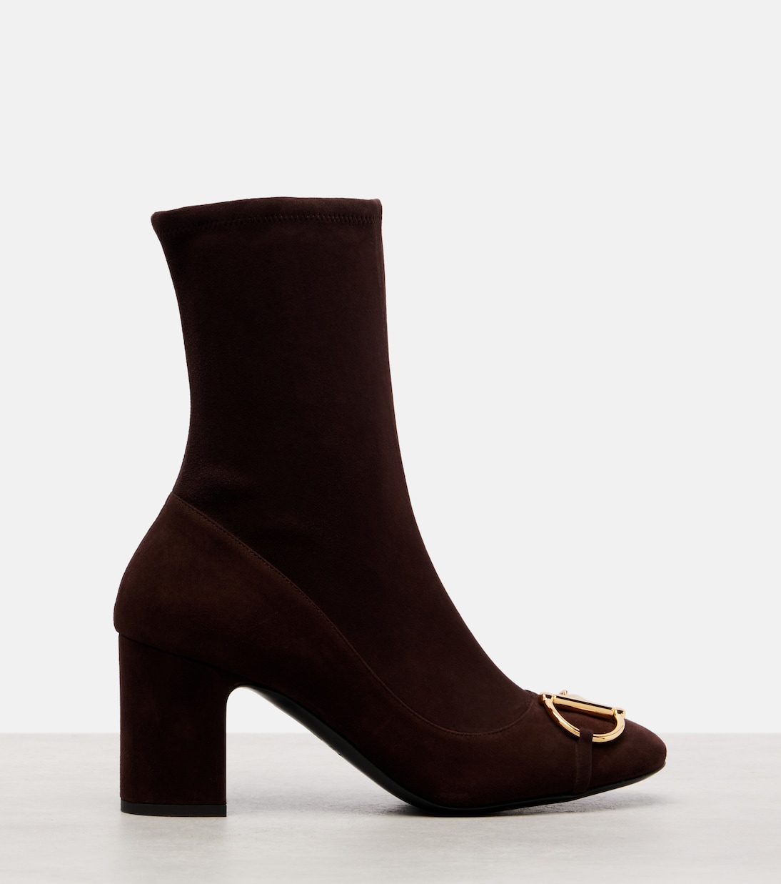 Alfa Horsebit suede ankle boots | Gucci