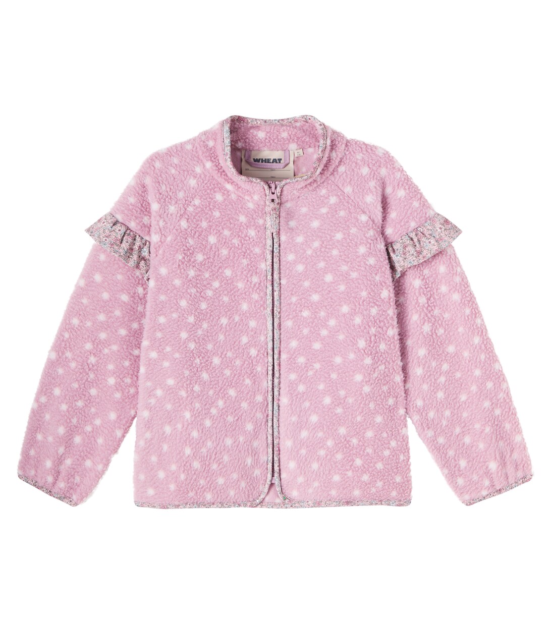 Jacke aus Teddyfleece | Wheat