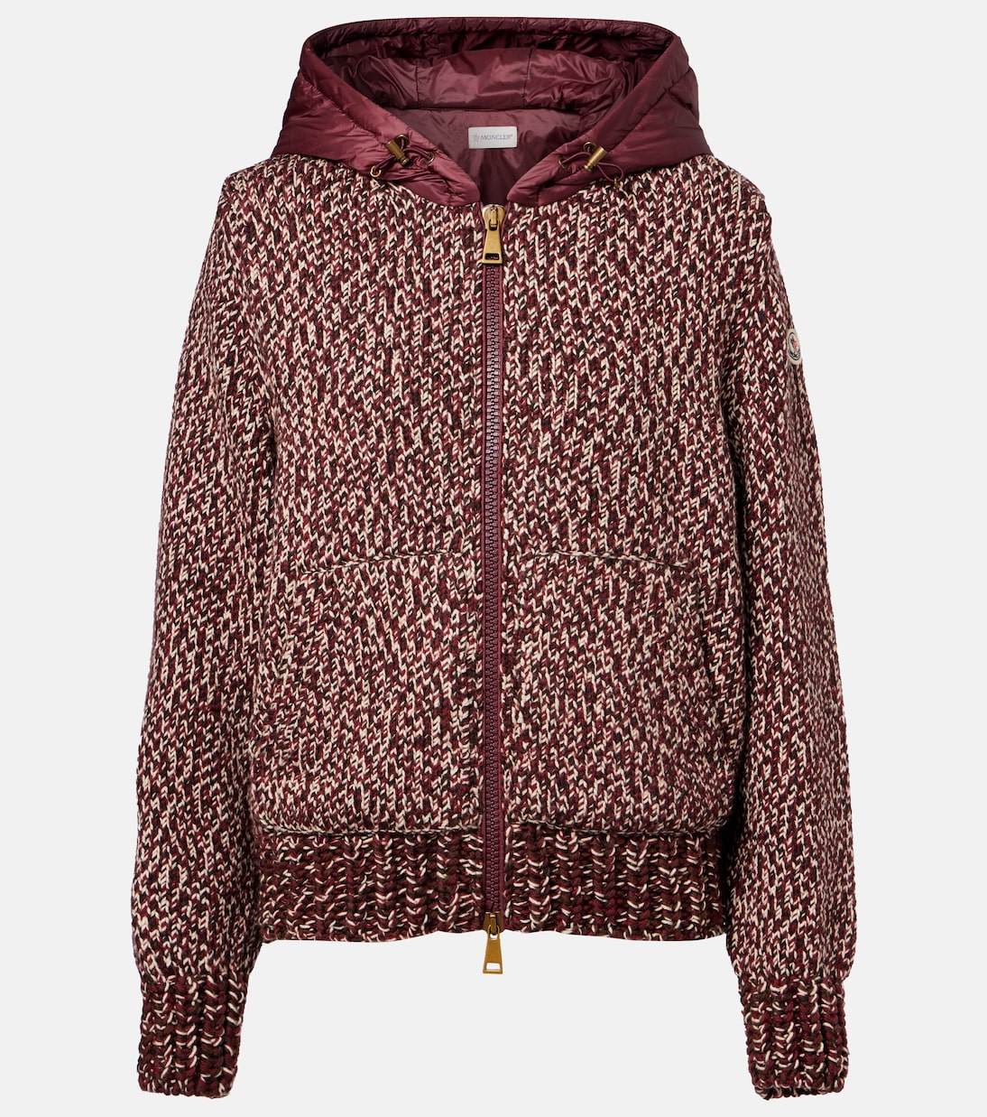 混色针织初剪羊毛夹克 | Moncler