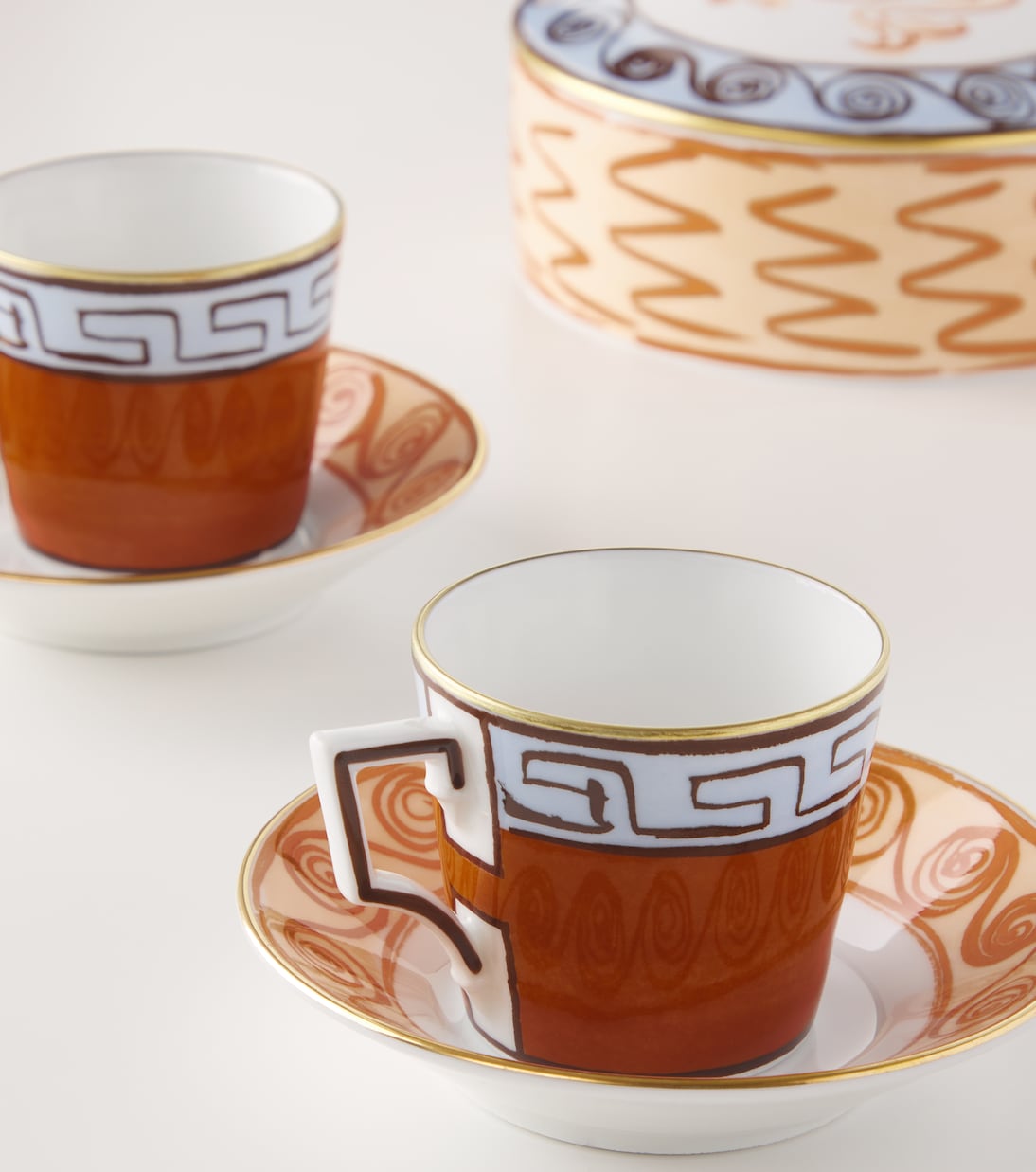 x Luke Edward Hall Il Viaggio di Nettuno set of 2 espresso cups | Ginori 1735