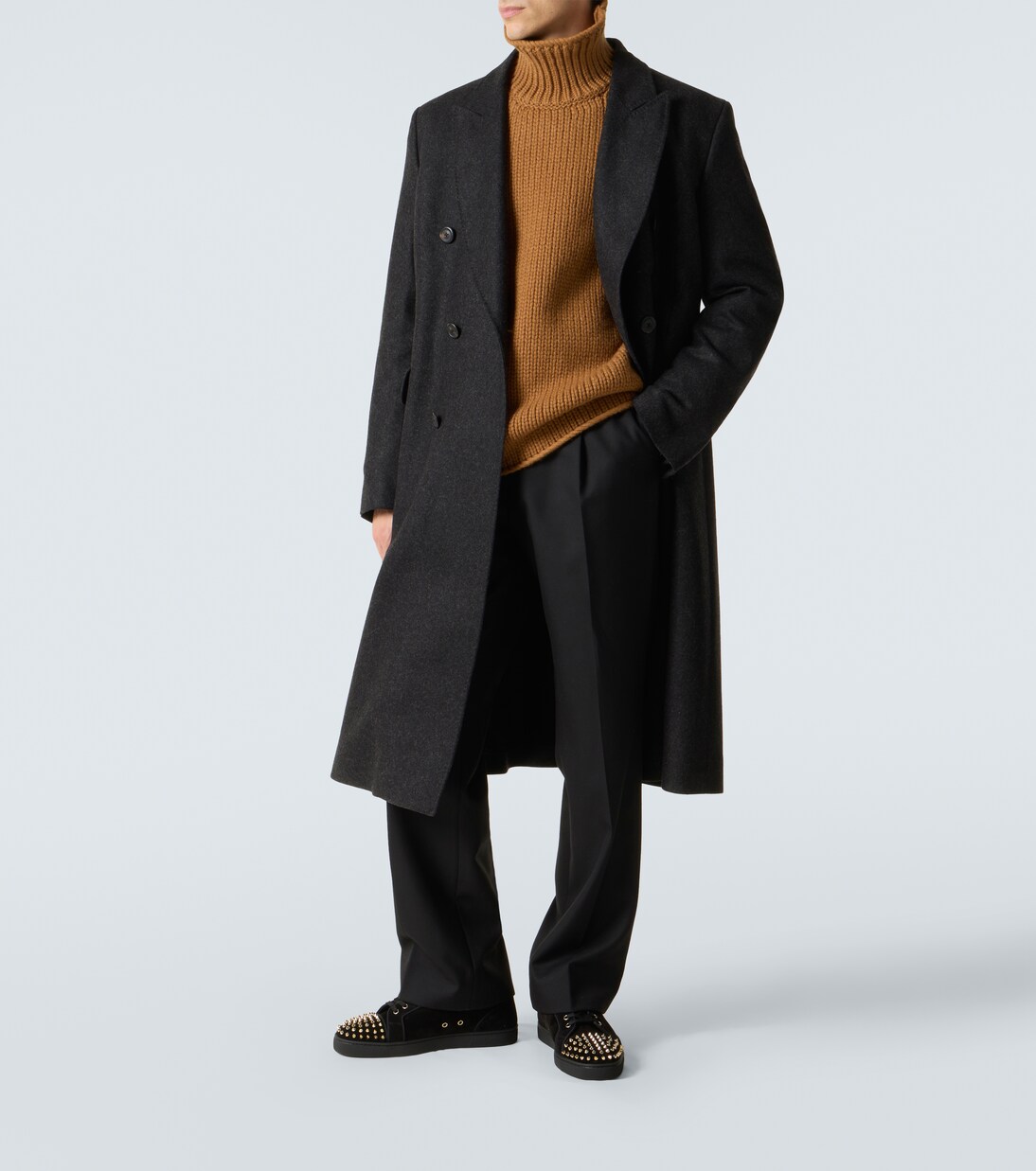 Louis Junior Spikes suede sneakers | Christian Louboutin