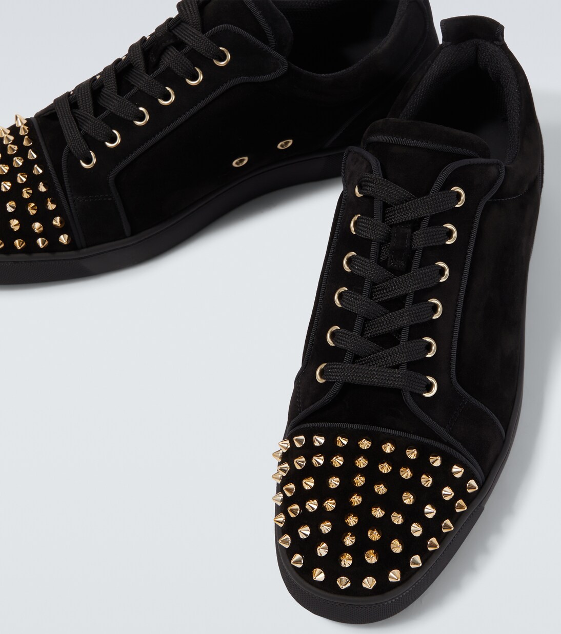 Louis Junior Spikes suede sneakers | Christian Louboutin