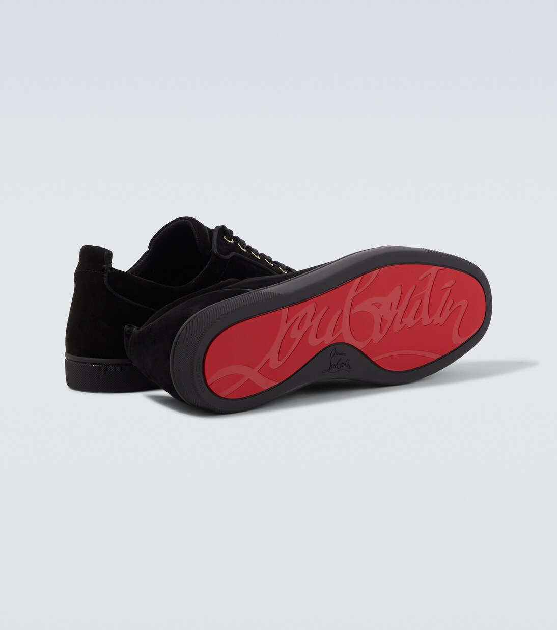 Louis Junior Spikes suede sneakers | Christian Louboutin
