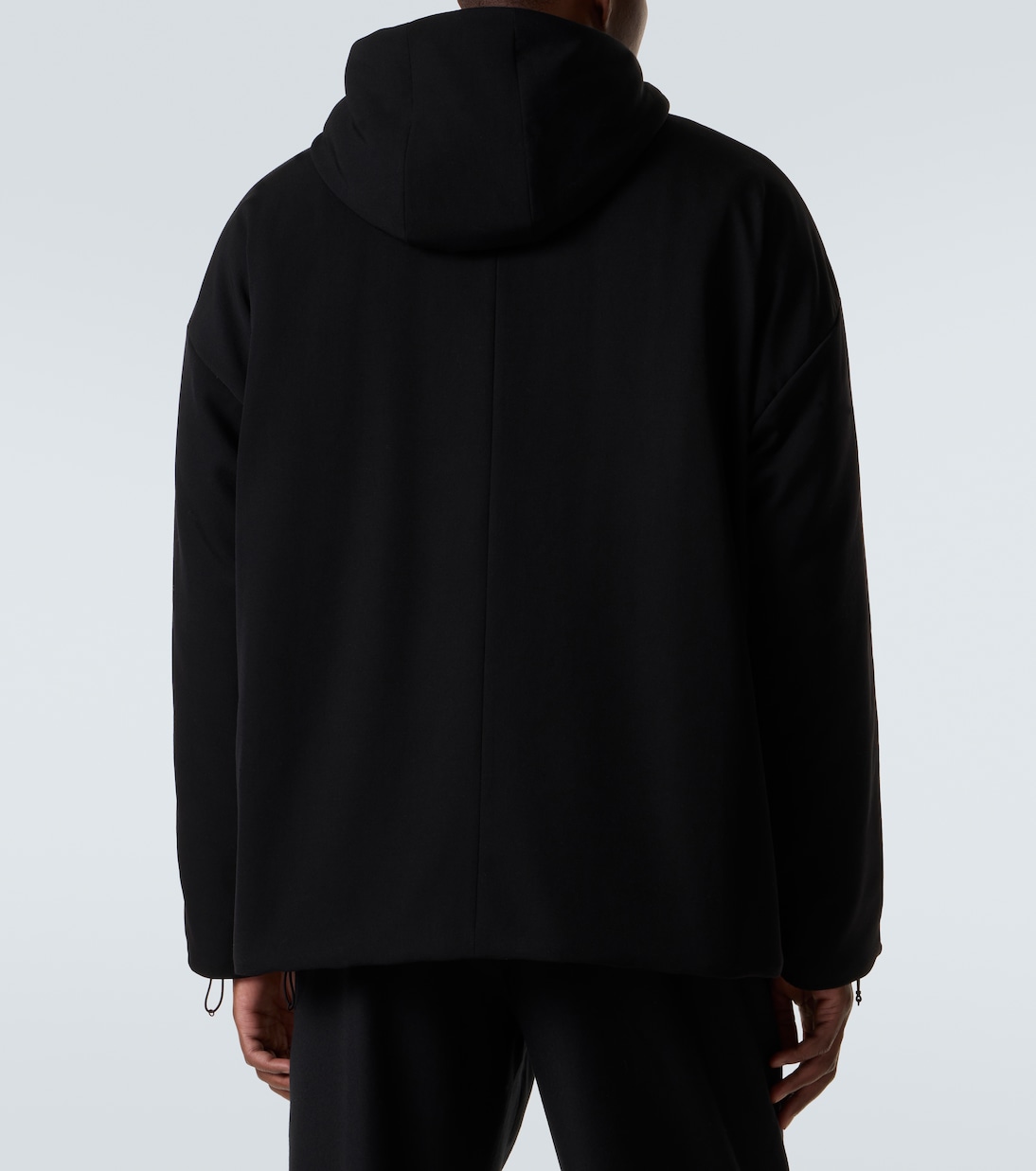 Horatio wool gabardine parka | The Row