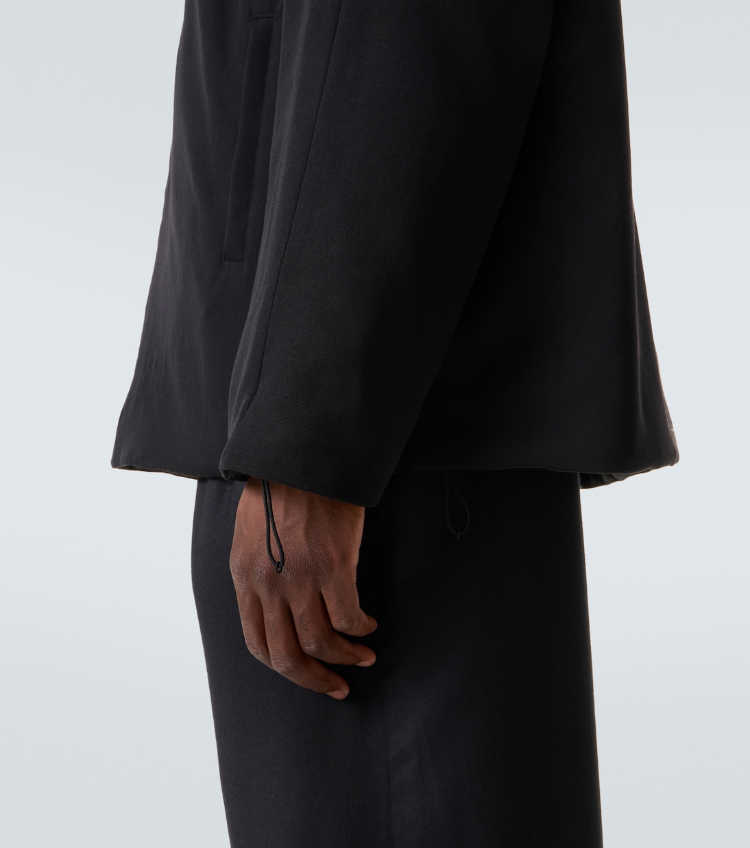 Horatio wool gabardine parka | The Row