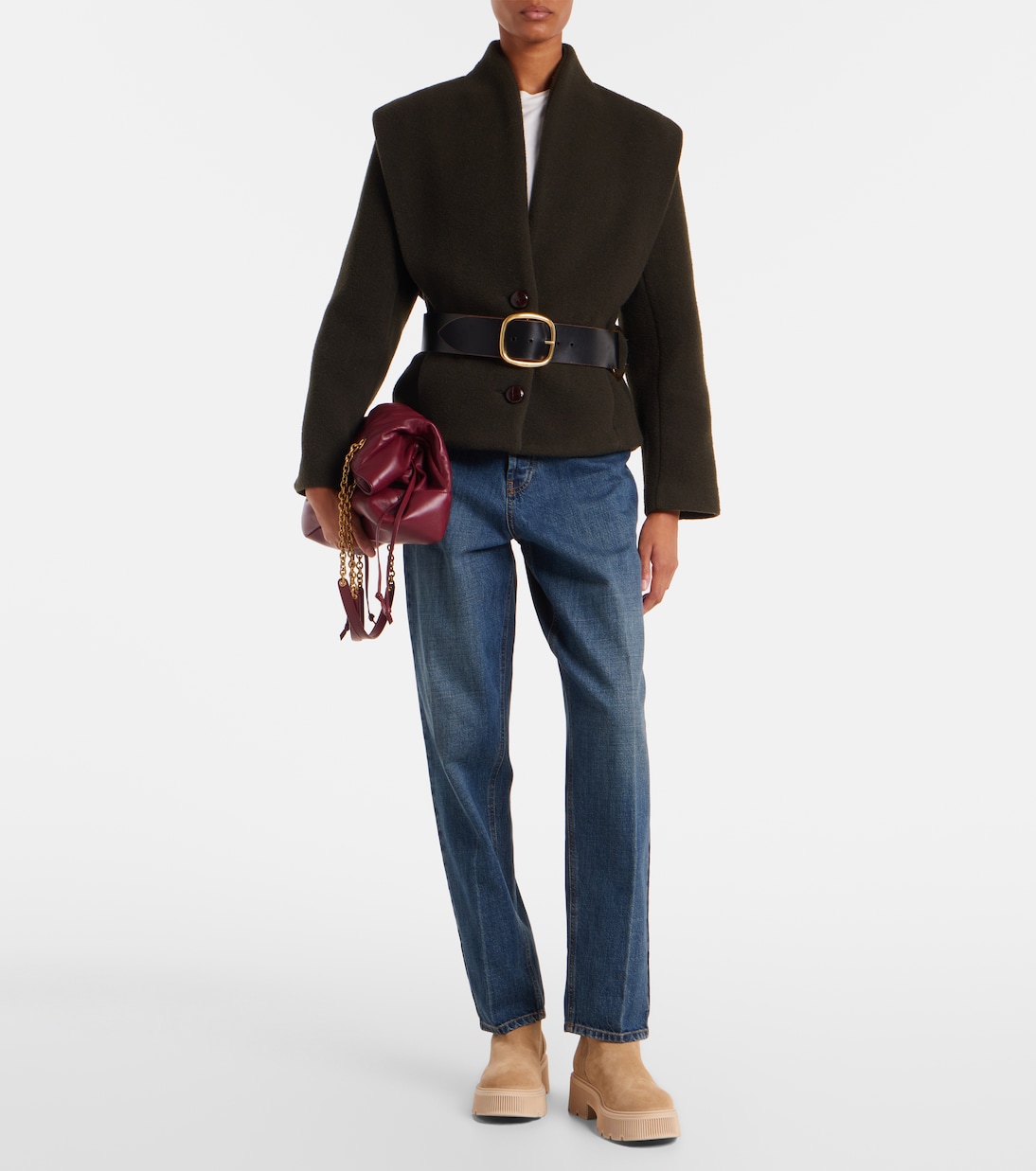 Turin shearling-trimmed suede ankle boots | Bogner