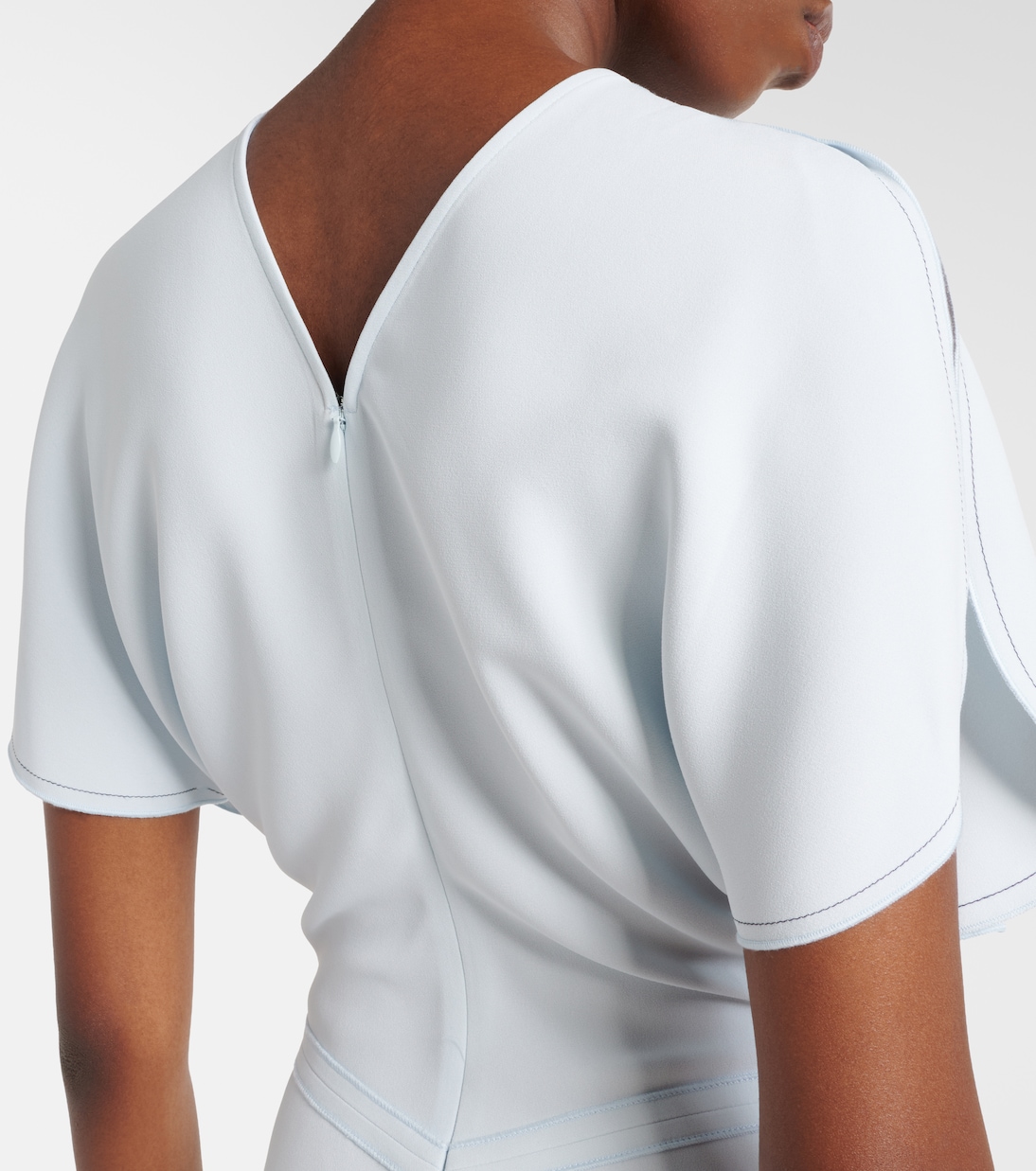 Gathered midi dress | Victoria Beckham