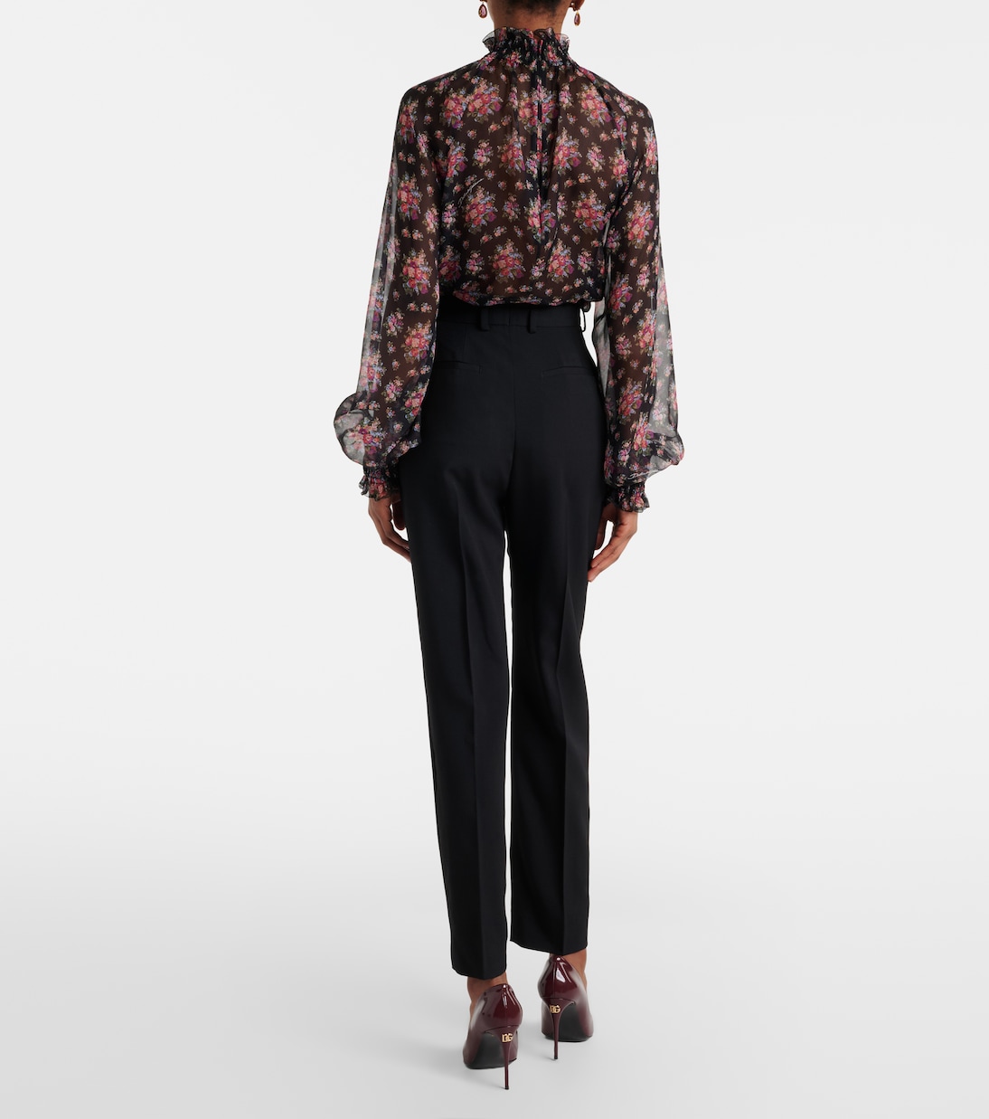 Wool-blend slim pants | Dolce&Gabbana