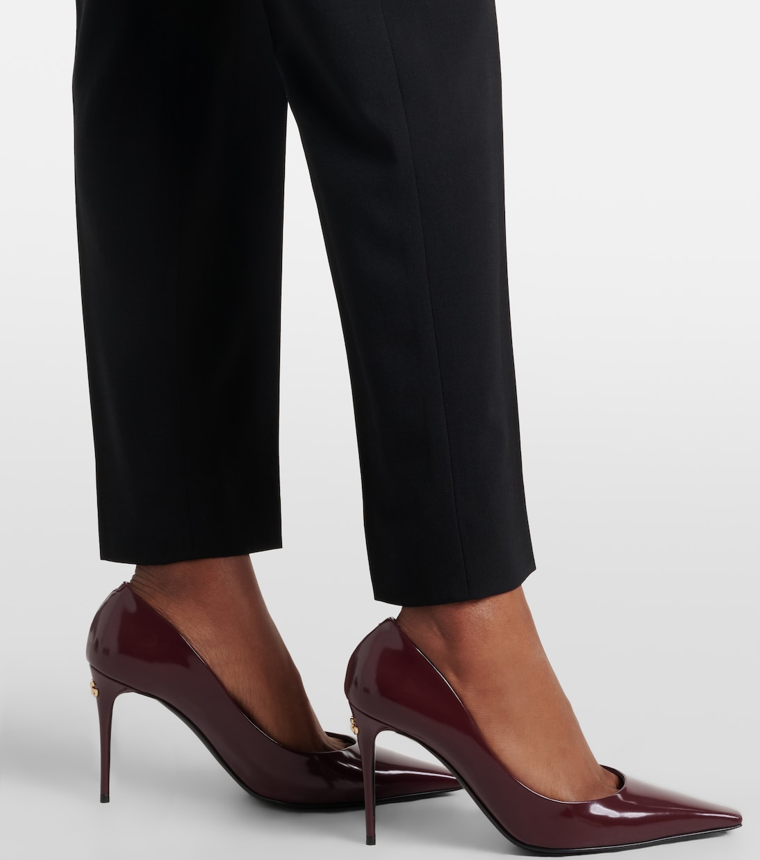 Wool-blend slim pants | Dolce&Gabbana