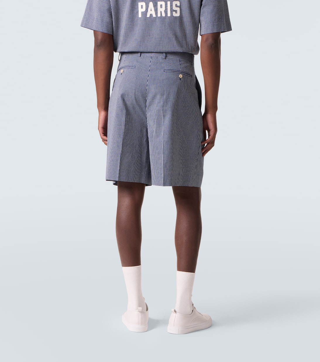Checked cotton Bermuda shorts | Givenchy