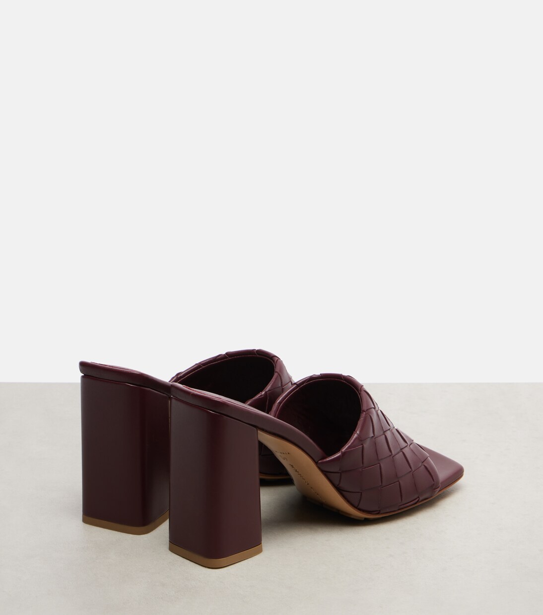 Parco Intrecciato leather mules | Bottega Veneta
