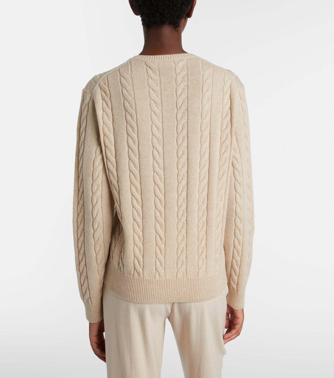 Cedar cable-knit cashmere sweater | Loro Piana