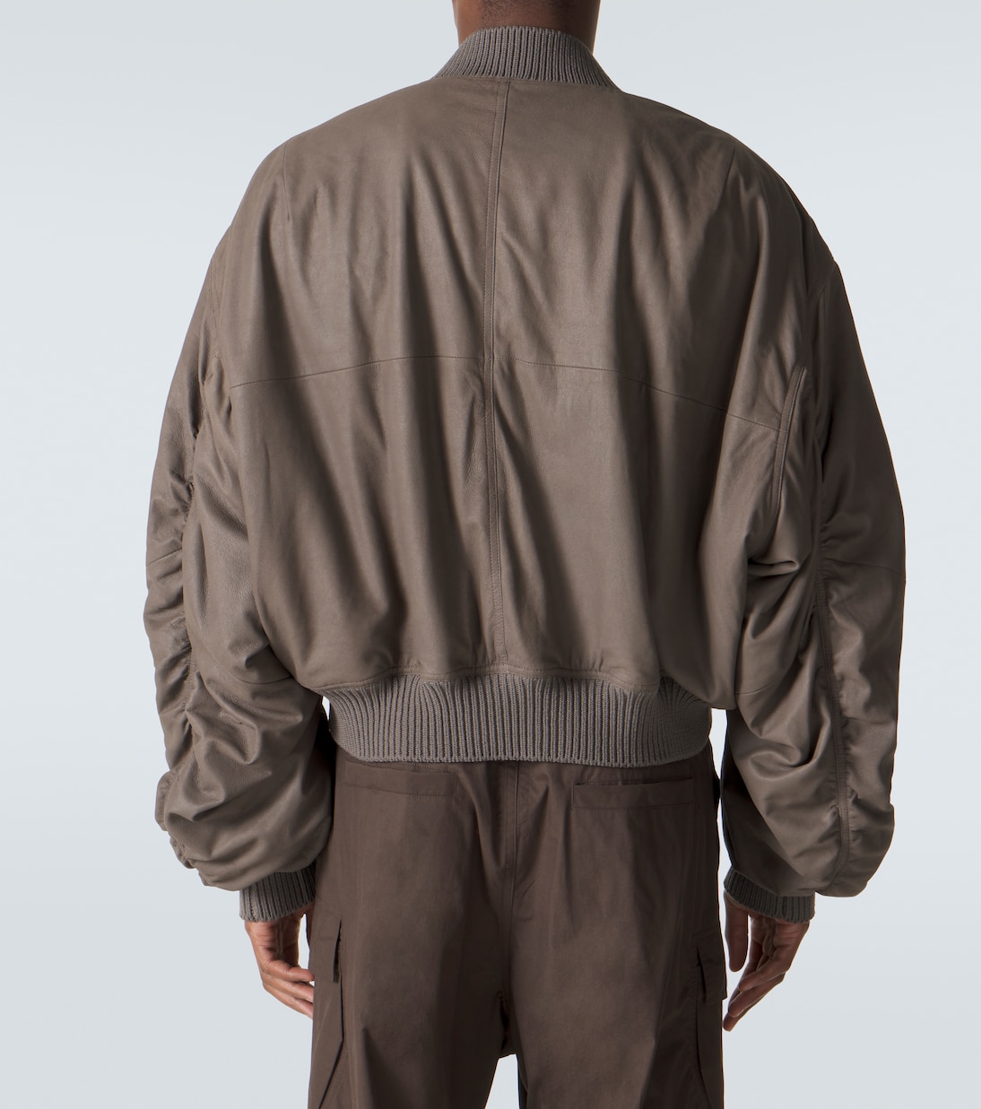 Secchia Flight leather bomber jacket | Rick Owens