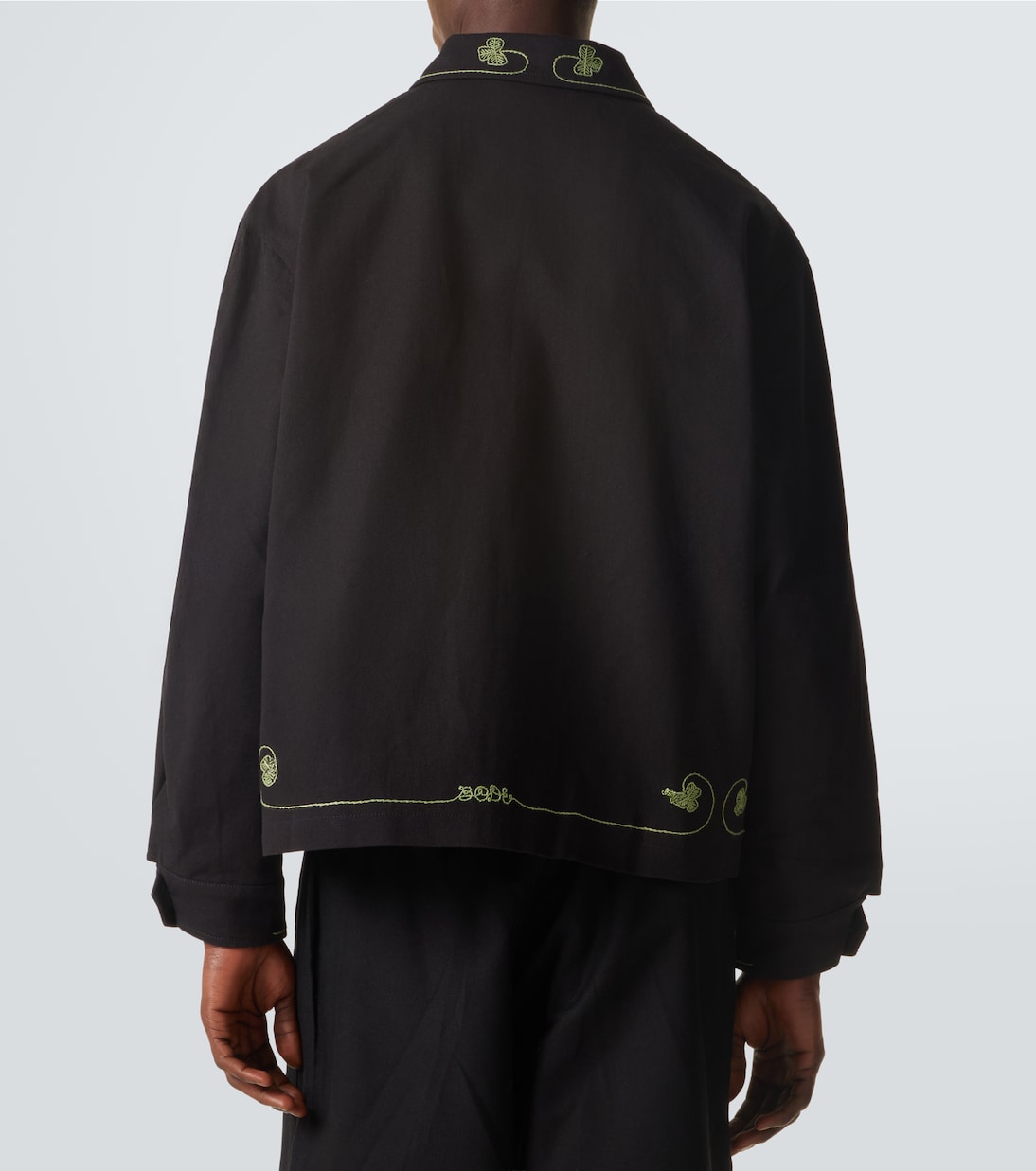 Chaqueta Lucky Draw de sarga de algodón | Bode